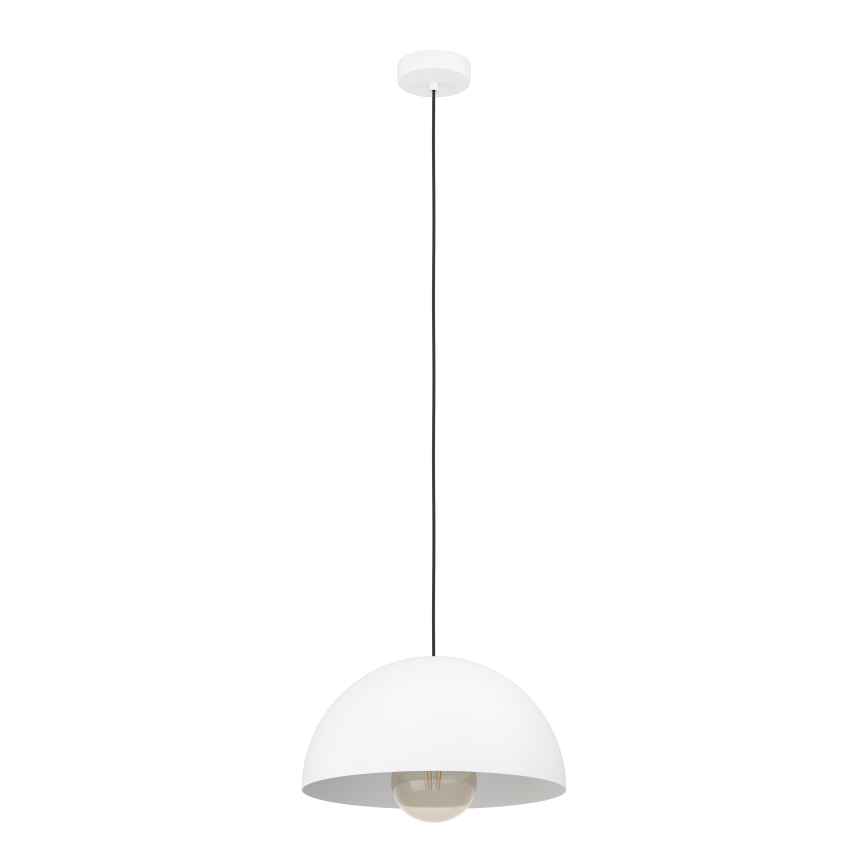 Eglo - Lampadario a sospensione con filo 1xE27/40W/230V diametro 38 cm bianco