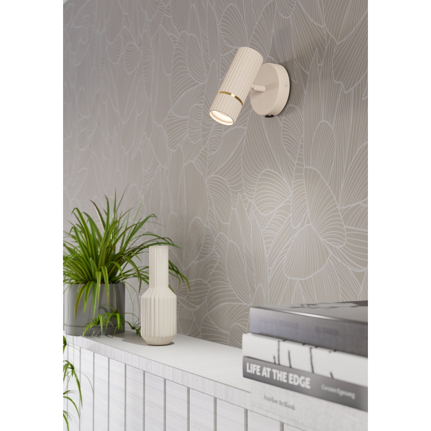 Eglo - Applique a LED 1xGU10/5W/230V 3000K beige