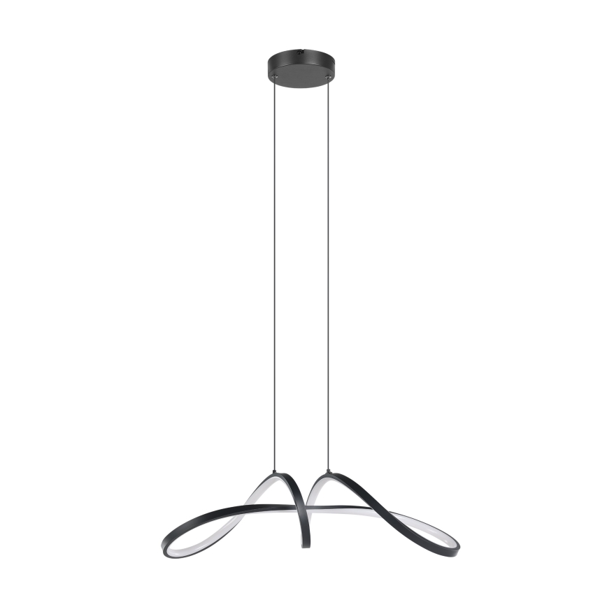 Eglo - Suspension filaire RGBW à intensité variable LED/22W/230V 2700-6500K noir