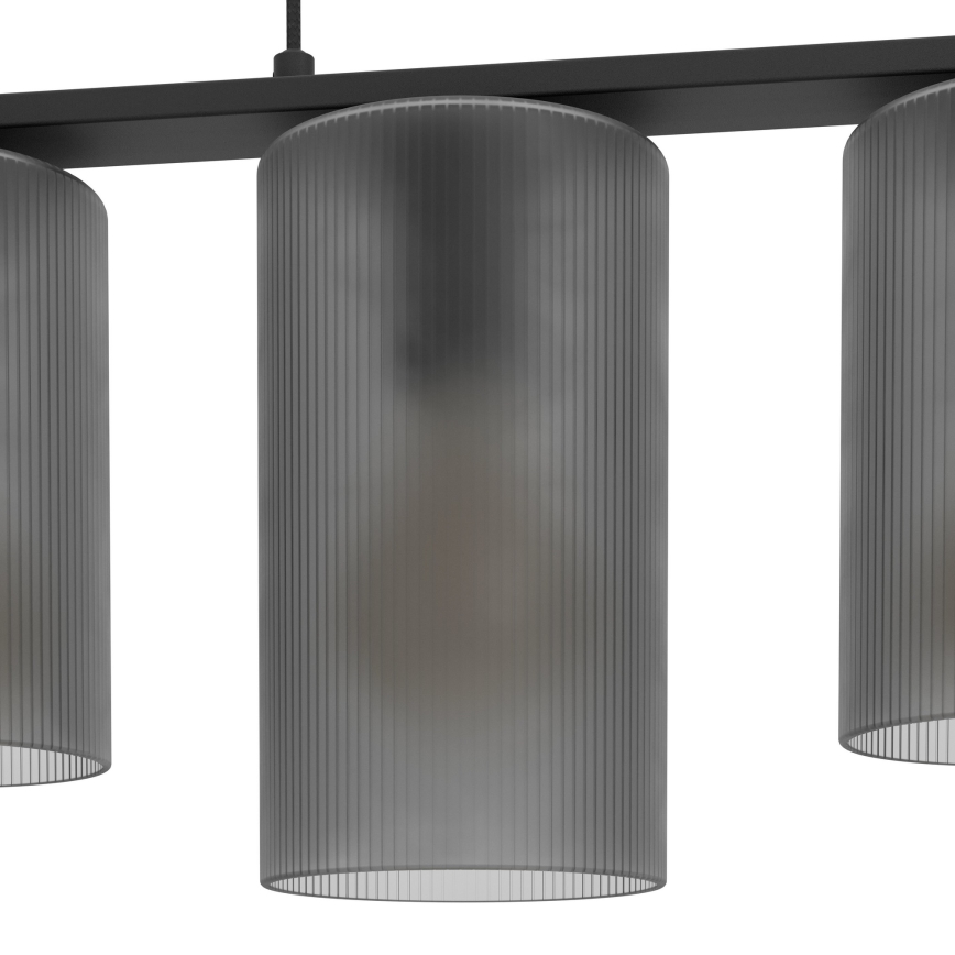 Eglo - Hängeleuchte COLOMERA 5xE27/40W/230V grau