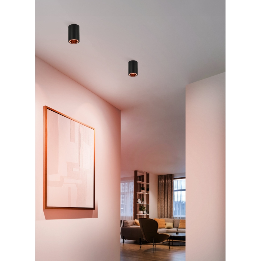 Eglo - LED RGBW Faretto dimmerabile LED/4,9W/230V 2700-6500K nero