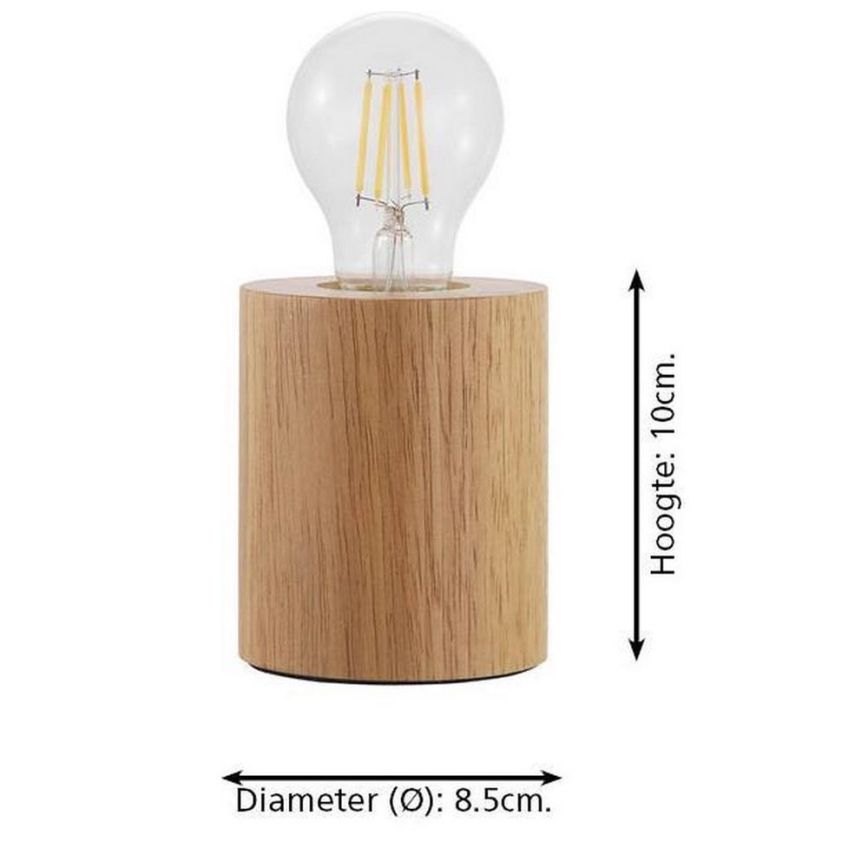 Eglo - Lampada da tavolo 1xE27/28W/230V - FSC certificato