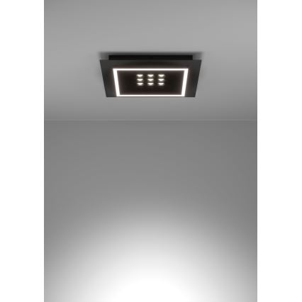 Eglo - Plafoniera LED dimmerabile LED/21,4W/230V 2700-6500K nero + telecomando