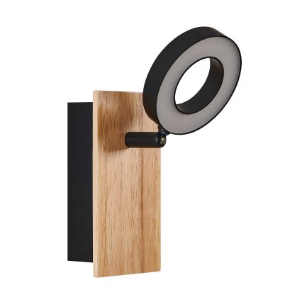 Eglo - Applique murale spot LED/4,2W/230V noire/marron