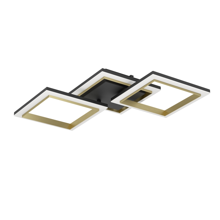 Eglo - Plafonnier à intensité variable LED/20W/230V 4000K noir/doré