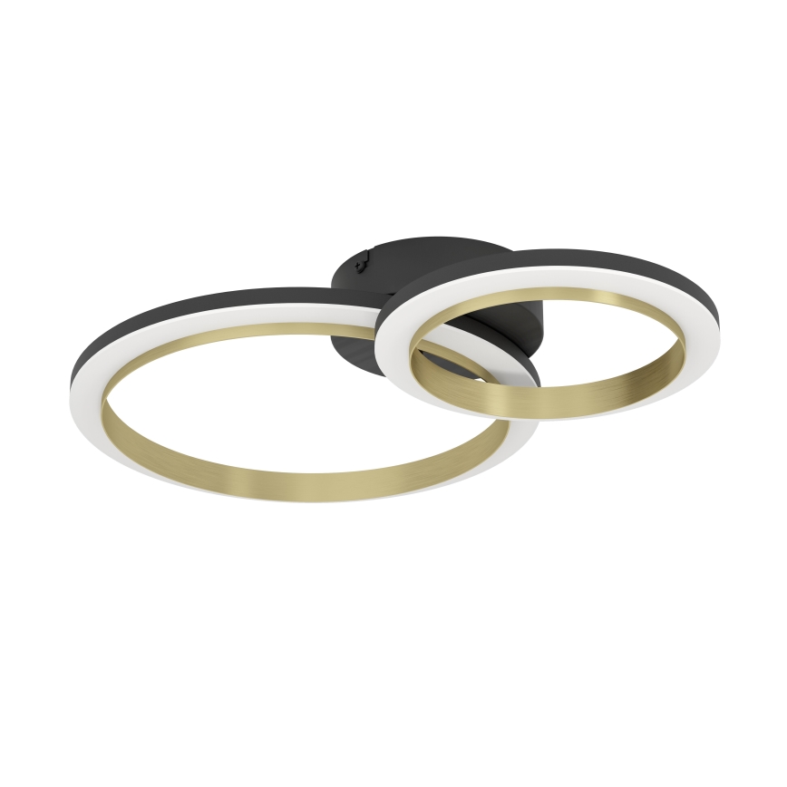Eglo - Plafoniera LED dimmerabile LED/12W/230V 4000K nero/oro