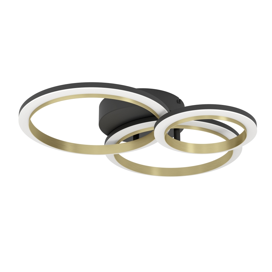 Eglo - Plafoniera LED dimmerabile LED/20W/230V 4000K nero/oro