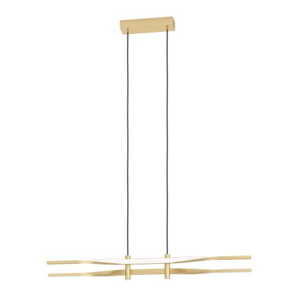 Eglo - Lampadario LED sospeso su cavo LED/21W/230V, finitura oro