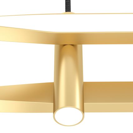 Eglo - LED-Pendelleuchte mit Seilaufhängung LED/21W/230V goldfarben