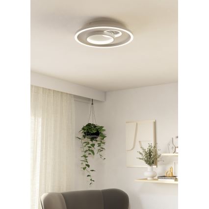 Eglo - Plafoniera LED 1xLED/14W/230V + 1xLED/8,5W diametro 38 cm bianco