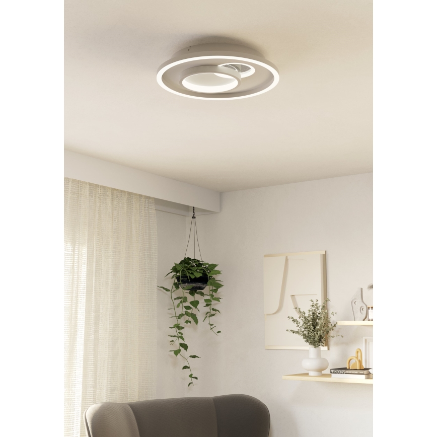 Eglo - Plafoniera LED 1xLED/14W/230V + 1xLED/8,5W diametro 38 cm bianco