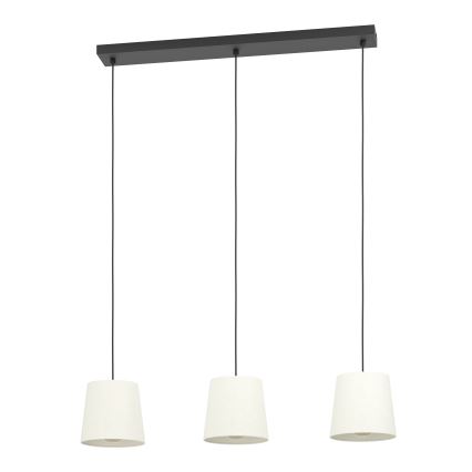 Eglo - Hängeleuchte 3xE27/60W/230V weiß
