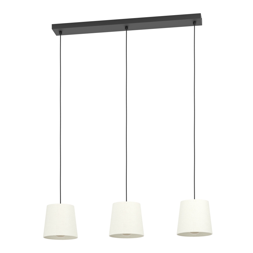 Eglo - Hängeleuchte 3xE27/60W/230V weiß
