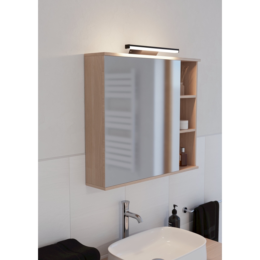 Eglo 901287 - Illuminazione LED RGBW Dimmerabile per bagno REGELLO-Z 12W/230V IP44 nero