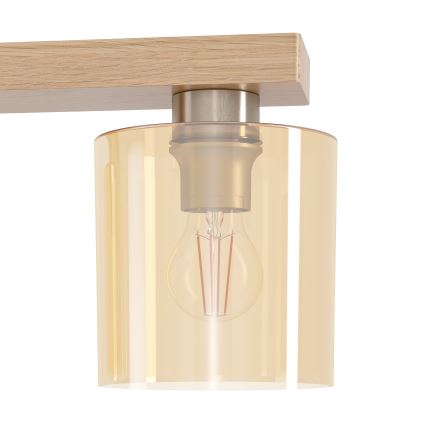 Eglo - Lampadario a sospensione con filo 5xE27/28W/230V