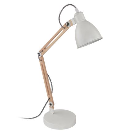 Eglo - Lampada da tavolo 1xE14/28W/230V bianco