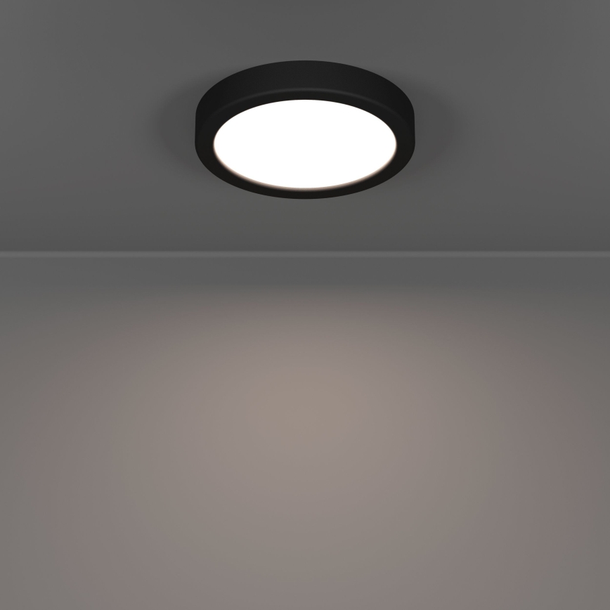 Eglo - LED-Deckenleuchte LED/7,5 W/230 V 2700/4000/6500 K Ø 16,6 cm schwarz