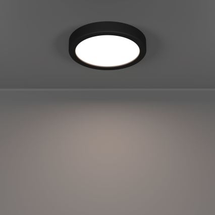 Eglo - Plafoniera LED 7,5W/230V 2700/4000/6500K Ø 16,6 cm nera