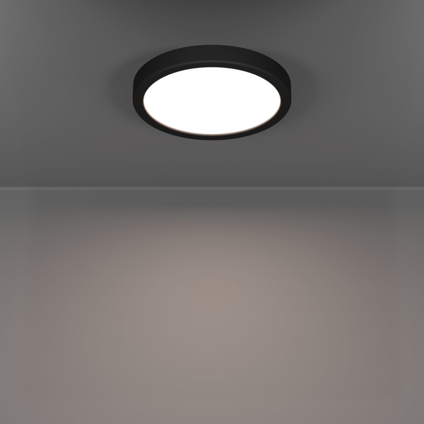 Eglo - Plafoniera LED FUEVA LED/11,5W/230V 2700/4000/6500K Ø 21,1 cm nero