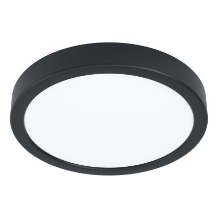 Eglo - Plafonnier LED FUEVA LED/11,5W/230V 2700/4000/6500K Ø 21,1 cm noir