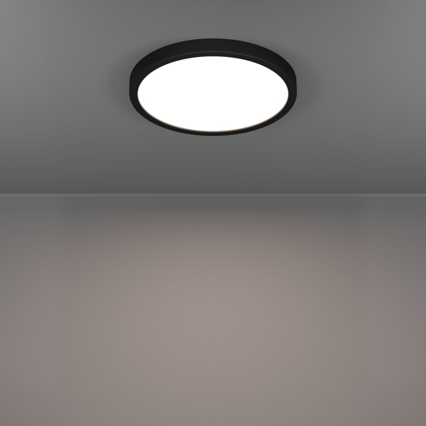 Eglo - Plafonnier LED LED/14,2W/230V 2700/4000/6500K Ø 27,8 cm noir