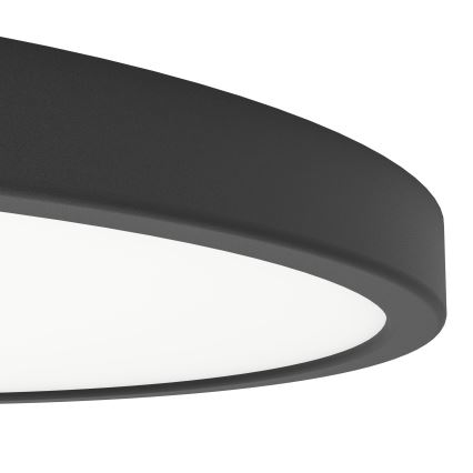 Eglo - Plafoniera LED/17W/230V 2700/4000/6500K Ø 38,9 cm nera