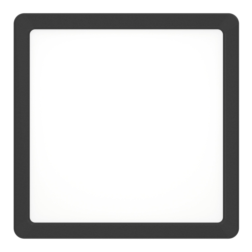 Eglo - LED-Deckenleuchte LED/10,5W/230V 2700/4000/6500K 22x22cm schwarz