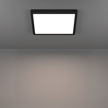 Eglo - Plafoniera a LED/13W/230V 2700/4000/6500K 29x29cm nera