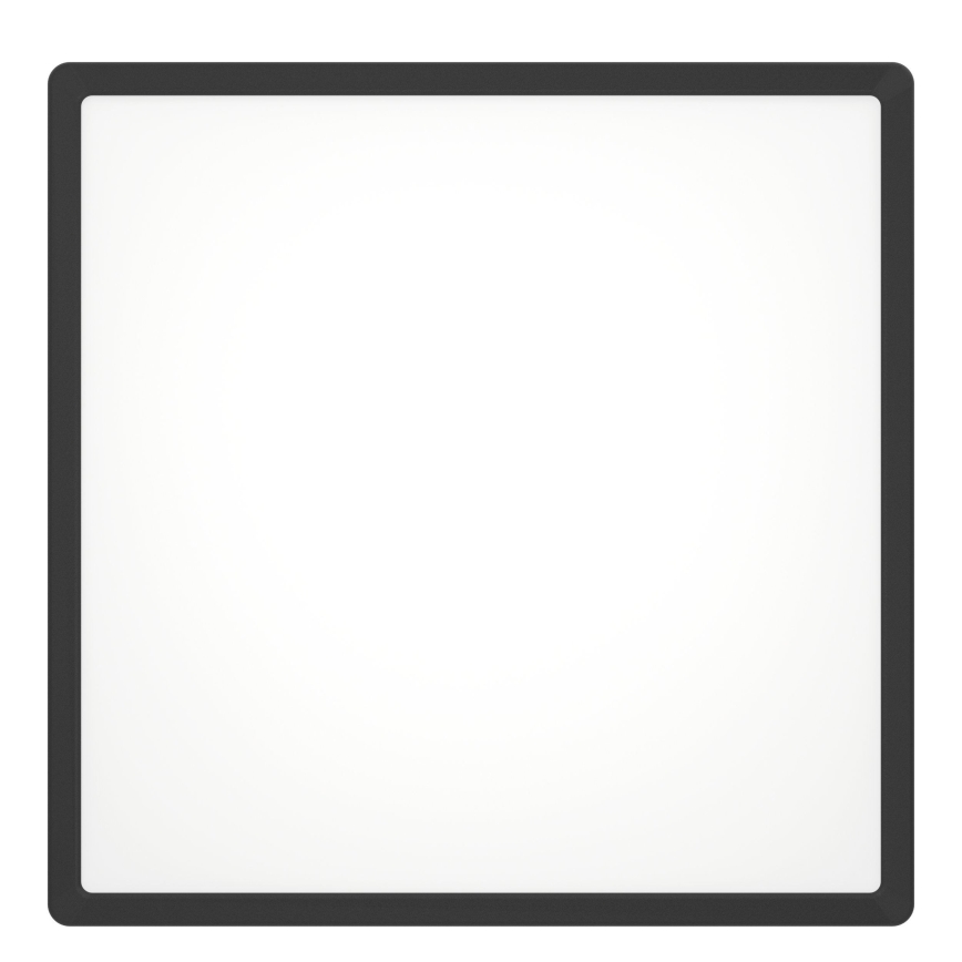 Eglo - Plafoniera LED/17,5W/230V 2700/4000/6500K 39x39 cm nera