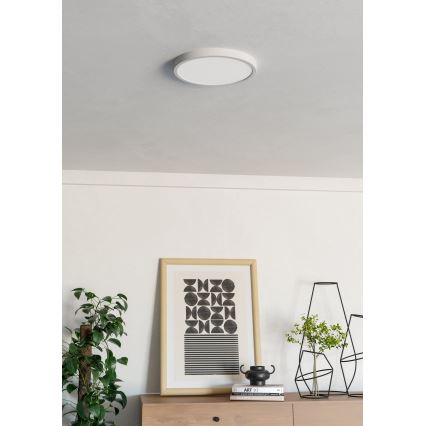 Eglo - Plafonnier LED/14,2W/230V 2700/4000/6500K Ø 27,8 cm blanc