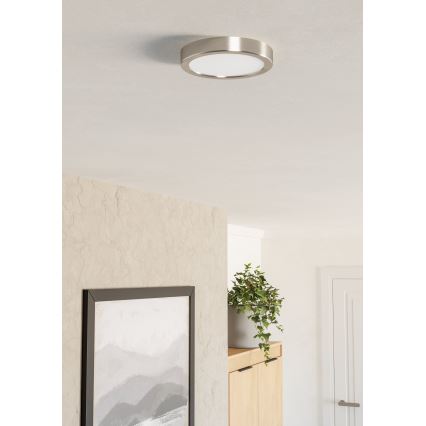 Eglo - Plafonnier LED 7,5 W/230 V 2700/4000/6500 K Ø 16,6 cm chrome mat