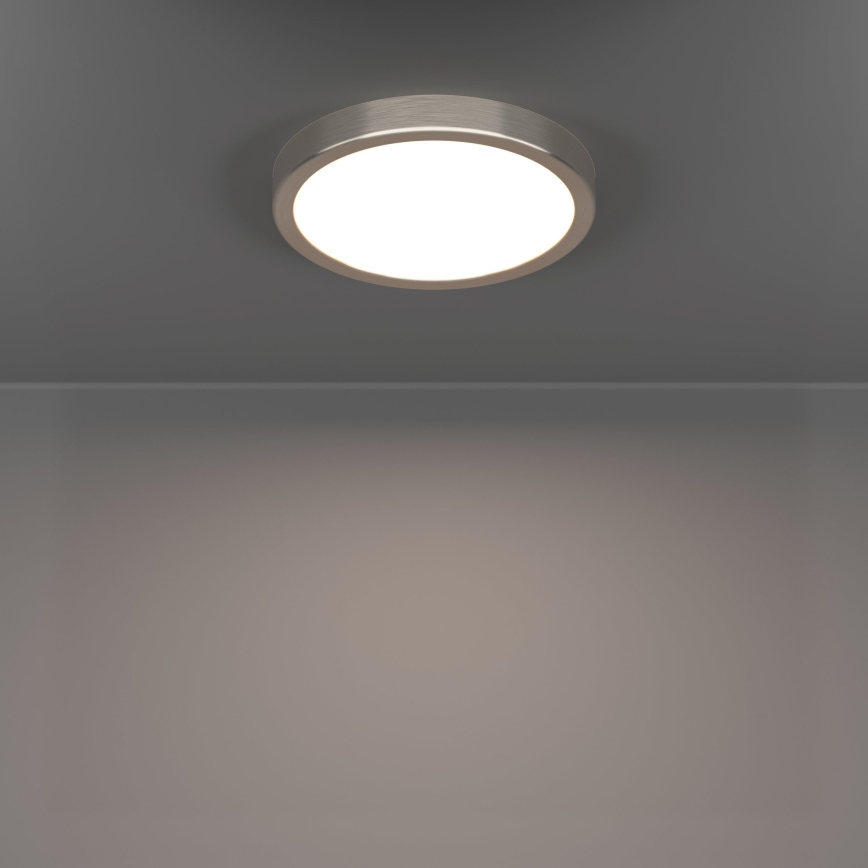 Eglo - Plafoniera a LED 11,5W/230V 2700/4000/6500K Ø 21,1 cm cromo opaco