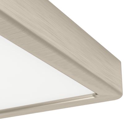Eglo - Lampada da soffitto LED/7W/230V 2700/4000/6500K 15x15 cm cromo opaco