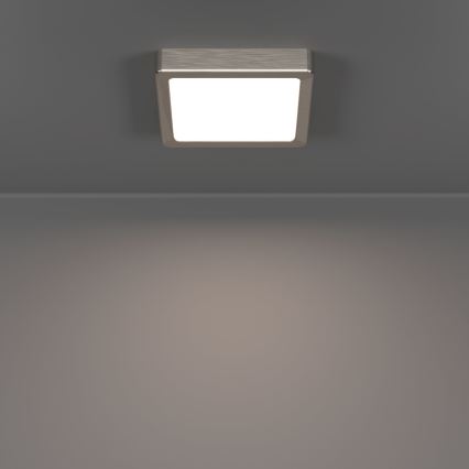 Eglo - Lampada da soffitto LED/7W/230V 2700/4000/6500K 15x15 cm cromo opaco