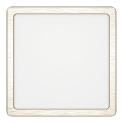 Eglo - plafoniera LED/10,5W/230V 2700/4000/6500K 22x22 cm cromo opaco