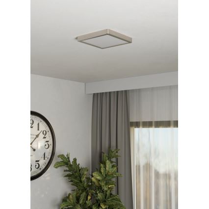 Eglo - plafoniera LED/10,5W/230V 2700/4000/6500K 22x22 cm cromo opaco
