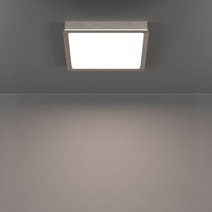 Eglo - plafoniera LED/10,5W/230V 2700/4000/6500K 22x22 cm cromo opaco