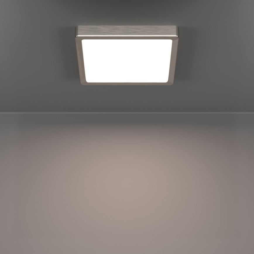 Eglo - plafoniera LED/10,5W/230V 2700/4000/6500K 22x22 cm cromo opaco