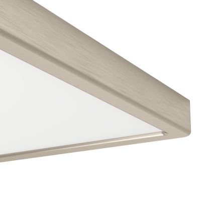 Eglo - Plafoniera LED/17,5W/230V 2700/4000/6500K 39x39 cm cromo opaco
