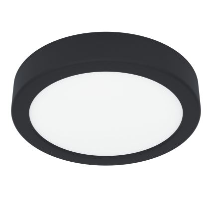 Eglo - LED-Deckenleuchte für Badezimmer, LED/7,5 W/230 V, Ø 16,6 cm, IP44, schwarz