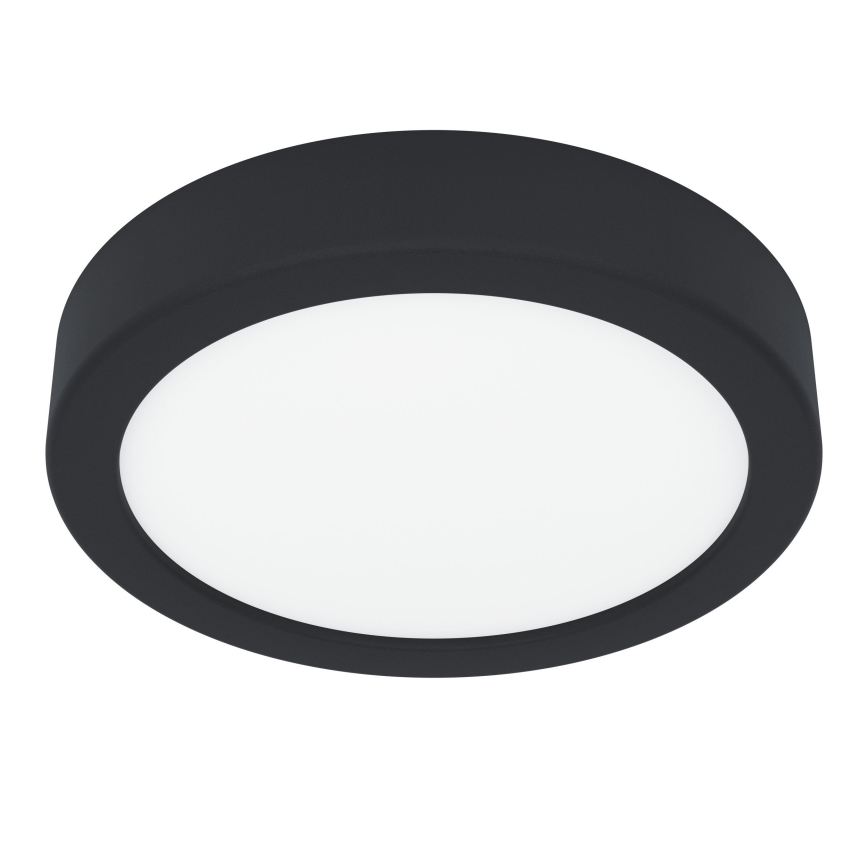 Eglo - LED-Deckenleuchte für Badezimmer, LED/7,5 W/230 V, Ø 16,6 cm, IP44, schwarz