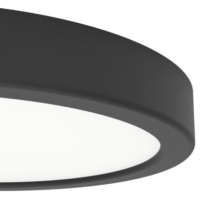 Eglo - Plafonnier LED pour salle de bains LED/11,5W/230V 2700/4000/6500K Ø 21,1 cm IP44 noir