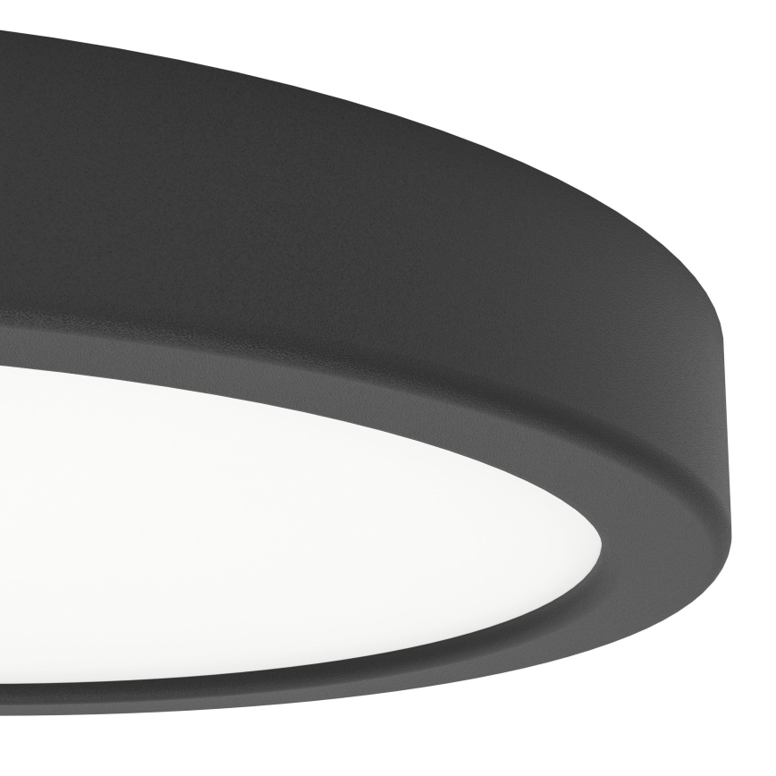 Eglo - Plafonnier LED pour salle de bains LED/11,5W/230V 2700/4000/6500K Ø 21,1 cm IP44 noir