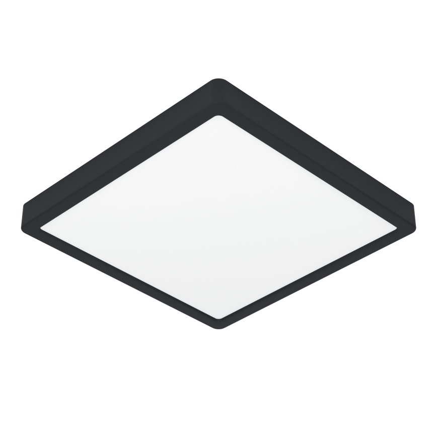 Eglo - Plafonnier LED pour salle de bains LED/13W/230V 29x29 cm IP44 noir