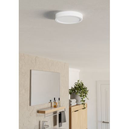 Eglo - LED-Deckenleuchte für Badezimmer LED/7,5W/230V 2700/4000/6500K Ø 16,6 cm IP44 Weiß