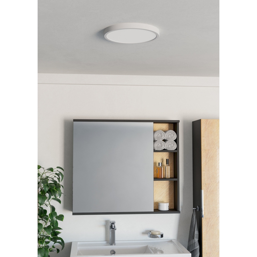 Eglo - LED-Badezimmer-Deckenleuchte LED/14,2W/230V 2700/4000/6500K Ø 27,8 cm IP44 weiß