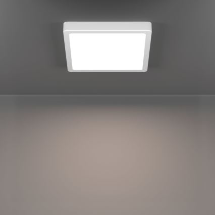 Eglo - Plafonnier LED pour salle de bains LED/10,5W/230V 22x22 cm IP44 blanc