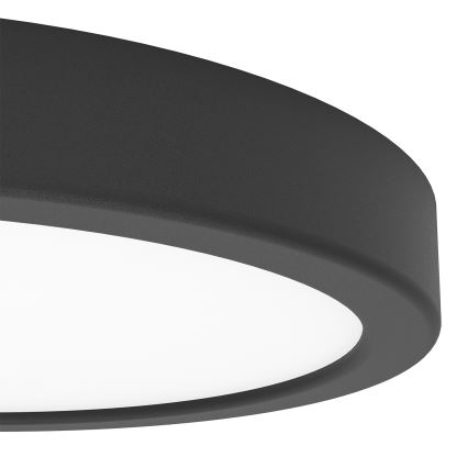 Eglo - Plafoniera LED RGBW dimmerabile per bagno LED/11,2W/230V 2700-6500K Ø 21,1 cm IP44 nero