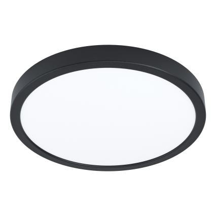 Eglo - Plafonnier de salle de bains LED RGBW dimmable LED/14,3W/230V 2700–6500K Ø 27,8 cm IP44 noir