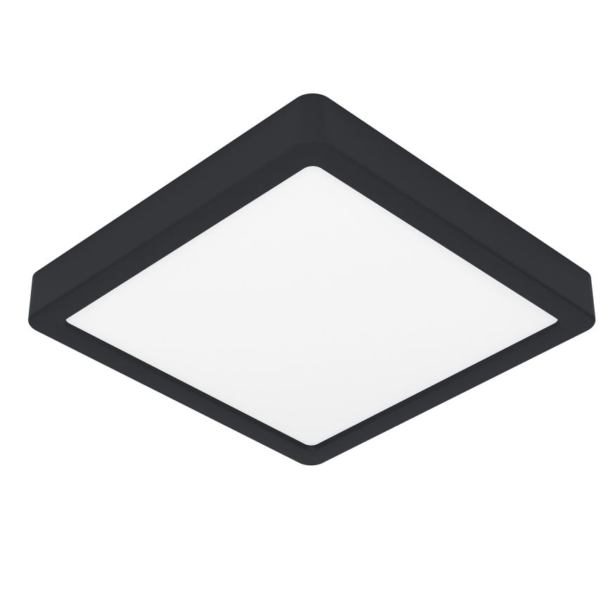 Eglo - Plafoniera LED RGBW dimmerabile per bagno LED/10,5W/230V 2700-6500K 22x22 cm IP44 nera